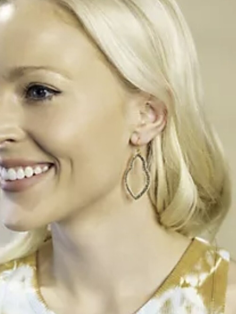 Marlyn Schiff Crystal Marquise Dangle Earrings